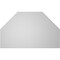 Ekena Millwork Octagonal Top Surface Mount PVC Gable Vent w/ 3-1/2"W x 1"P Standard Frame, 36"W x 22"H GVPOT36X2201SN - alternate 5